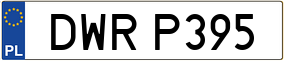 Truck License Plate